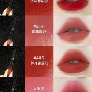 💹15✍️专柜版本
新款 24版七夕繁星限定​阿玛尼红管丝绒唇釉6.5mI现货4色，色号：405i-214-405-500. 可配​配中文标+日期标，需要下单备注，