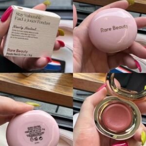 💹50✍️专柜版本
Rare Beauty赛琳娜腮红膏正装5g，三色到货Neutral / Mauve / Rose，打12 件504个