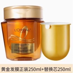 💹35✍️专柜版本
欧莱雅黄金发膜250ml.带替换芯.膏体带功效.可配中文标.需要下单备注.