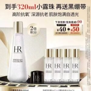 💹155✍️明通版本
HR赫莲娜新版小露珠一拖五套盒A组.包含:新款小露珠水200ml+小露珠水30ml*4+黑绷带面霜5ml.配手提袋.市场独家质量.非流通货.供平台.可配中文标.需要下单备注!