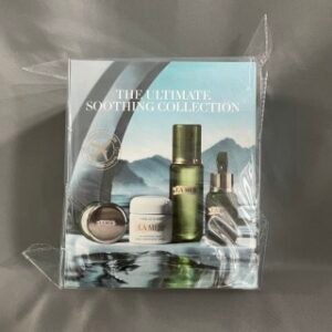 💹240✍🏻专柜版，
海蓝之谜卓效舒愈四件套！内含：新版精粹水150ml，浓缩精华50ml，唇膏9g，面霜60ml。