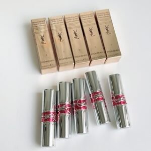💹65✍️明通版本
圣罗兰银色圆管口红3.2g，现货色号🔜03# 04# 05# 06# 07# 13# 14# 15# 配中文标 打12 件360