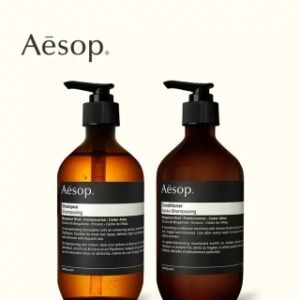 💹90✍️专柜版本，一套
💹55✍️专柜版本，单只洗发水/护发素
Aesop 伊索 头发洗护两件套礼盒
定位高级优雅自然，官网销量第一！洗发露500ml+护发素500ml
