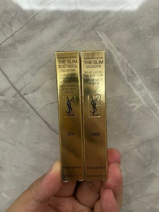 💹35✍️专柜版本,价格上调
圣罗兰全红条口红!3个色号:1966-314-2024。