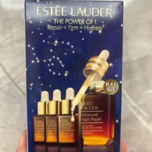 💹90✍️明通版本
雅诗兰黛小棕瓶特润精华3+1套装，50ml+15ml×3，件48配中文