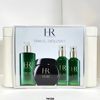 💹400✍️专柜版本
新版 HR赫莲娜王炸四件套皮箱款/礼盒装🔜7WY208编码!HR赫莲娜限定绿宝瓶礼盒装四件套装,这个盒子太漂亮了,HR赫莲娜王炸豪华四件套,套装内含:黑绷带100ml+新肌水400毫升+绿宝瓶100ml×2个,每个都是王炸,个个都是经典,包装超级高大上。