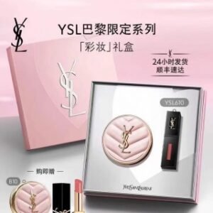 💹80✍️专柜版本
圣罗兰巴黎限定明星彩妆两件套!黑管唇釉款,内含:黑管唇釉610,粉色皮革气垫B10