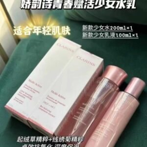💹45✍️专柜版本，水
💹55✍️专柜版本，乳
娇韵诗青春赋活水女水200ml
娇韵诗青春赋活少女乳100ml