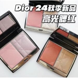 💹70✍️明通版本，四色到齐
迪奥高光腮红双色修容盘明通版8g 100# 257# 287# 457# 正品烤粉工艺 原厂包材 粉质纹路块块雅 细节全对版 味道对香 市面最高版本 非流通普货 正品质量直供 支持对比 配中文标 打12 件240