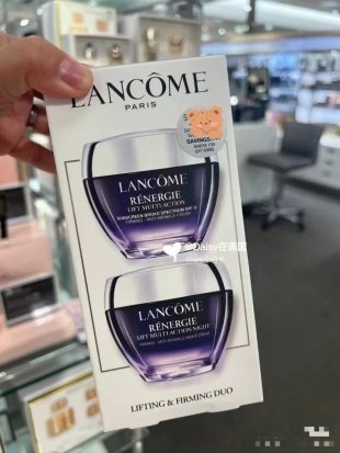 💹70✍️专柜版本,一套
兰蔻塑颜日晚霜两件套美版!内含:日霜50ml,晚霜50ml。