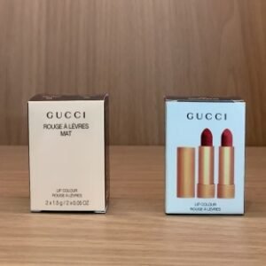 💹45✍️明通版本
古驰倾色绒雾金管口红小样两件套(2×1.5g)
套盒组合:208+505