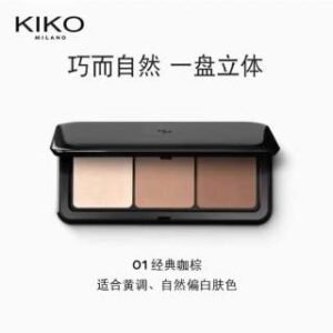 💹40✍️专柜版本
新品 KIKO立体轮廓高光修容盘7g,01#经典咖棕