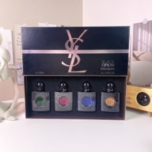 💹60✍️普通版本
圣罗兰黑鸦片中样四件套30ml×4个，带喷头，绿鸦片，红鸦片，蓝鸦片，黑鸦片