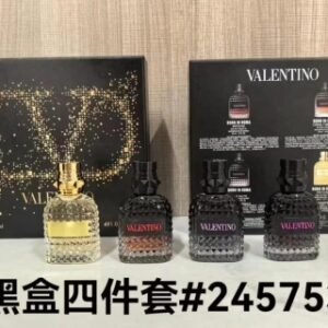 💹55✍️普通版本
华伦天奴 男士黑盒四件套30ml*4 #245753，件48装