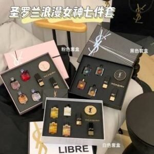 💹85✍️专柜版本
圣罗兰浪漫女神七件套,黑盒-粉盒-白盒