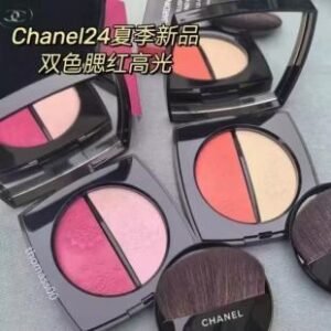 💹60✍️专柜版本
新品 香奈儿腮红高光盘双色盘6.5g带刷子
Light and berry 浅莓粉色
Gold and peach 暖金桃色
打12件216   批号1288