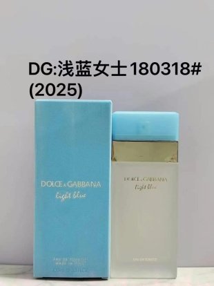 💹45✍️专柜版本
杜嘉班纳DG:2025新版 浅蓝女士180318