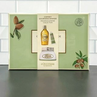 💹65✍️专柜版本
欧舒丹杏仁甜扁桃三件套 沐浴油250ml 身体乳罐装200ml 护手霜30ml 配礼袋+中文标 打12 件24