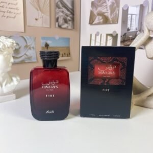💹55✍️专柜版本
哈瓦斯男士-情感之焰100ml
Hawas for Him Fire -EDP
香调：水生芳香调
前调：快乐鼠尾草
中调：海水茉莉
后调：矿物质龙涎香琥珀
标签：海洋矿物芳香植物东方