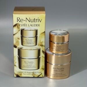 💹55✍️专柜版本
雅诗兰黛白金眼面两件套！内含：眼霜15ml，面霜50ml。