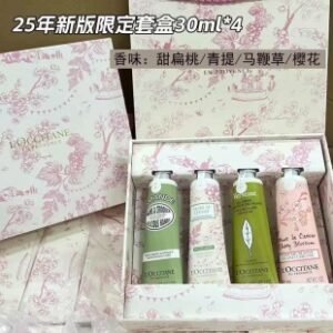 💹40✍️专柜版本
欧舒丹护手霜四件套樱花日历版！内含：30ml*4。