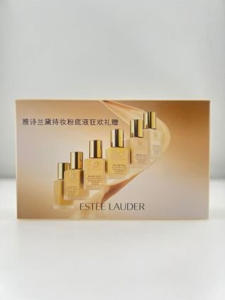 💹40✍️明通版本
最新版本 全对版质量
雅诗兰黛持妆粉底液狂欢礼赠套盒/DW粉底液中样一拖三礼盒,内含:
17号1W1色号15ml×1
17号1W1色号5ml×3
配中文标
中箱45套 件90套
最新批次A65