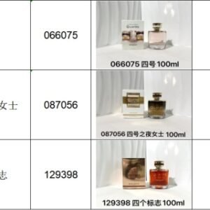 💹55✍️专柜版本
宝诗龙女士先生 香水100ML：
四号066075
四号之夜女士087056
四个标志129398