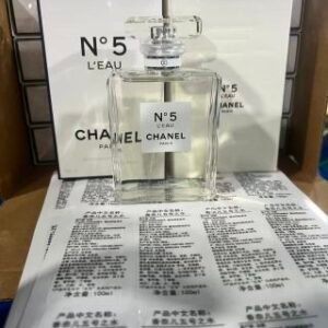 💹60✍️明通版本/中文标+2
❗可配中文标，下单备注 
香奈儿 白色5号之水/新版N5淡100ml(带中文标） 件48支