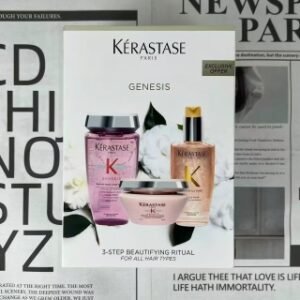 K'ERASTASE卡诗元气姜茉莉三件套！内含：元气姜发膜200ml，元气姜洗发水250ml，玫瑰发油100ml。