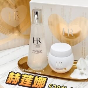 💹240✍️明通版本
26款HR赫莲娜520限定小露珠白绷带礼盒两件套.陪手提袋.包含：白绷带GR面霜50ml+小露珠200ml.官网同步.对版对味.送礼必备.可冲正.可配中文标.需要下单备注.现货20套.手慢无.